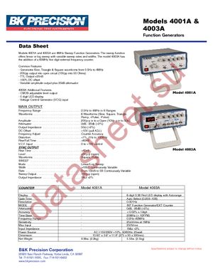 4003A-NIST datasheet  